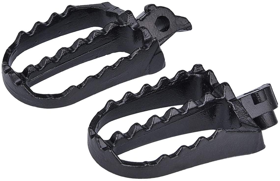 FOOT PEGS STEEL BLK + FITTINGS, HONDA CRF50/CRF70/CRF80/CRF100/CRF150