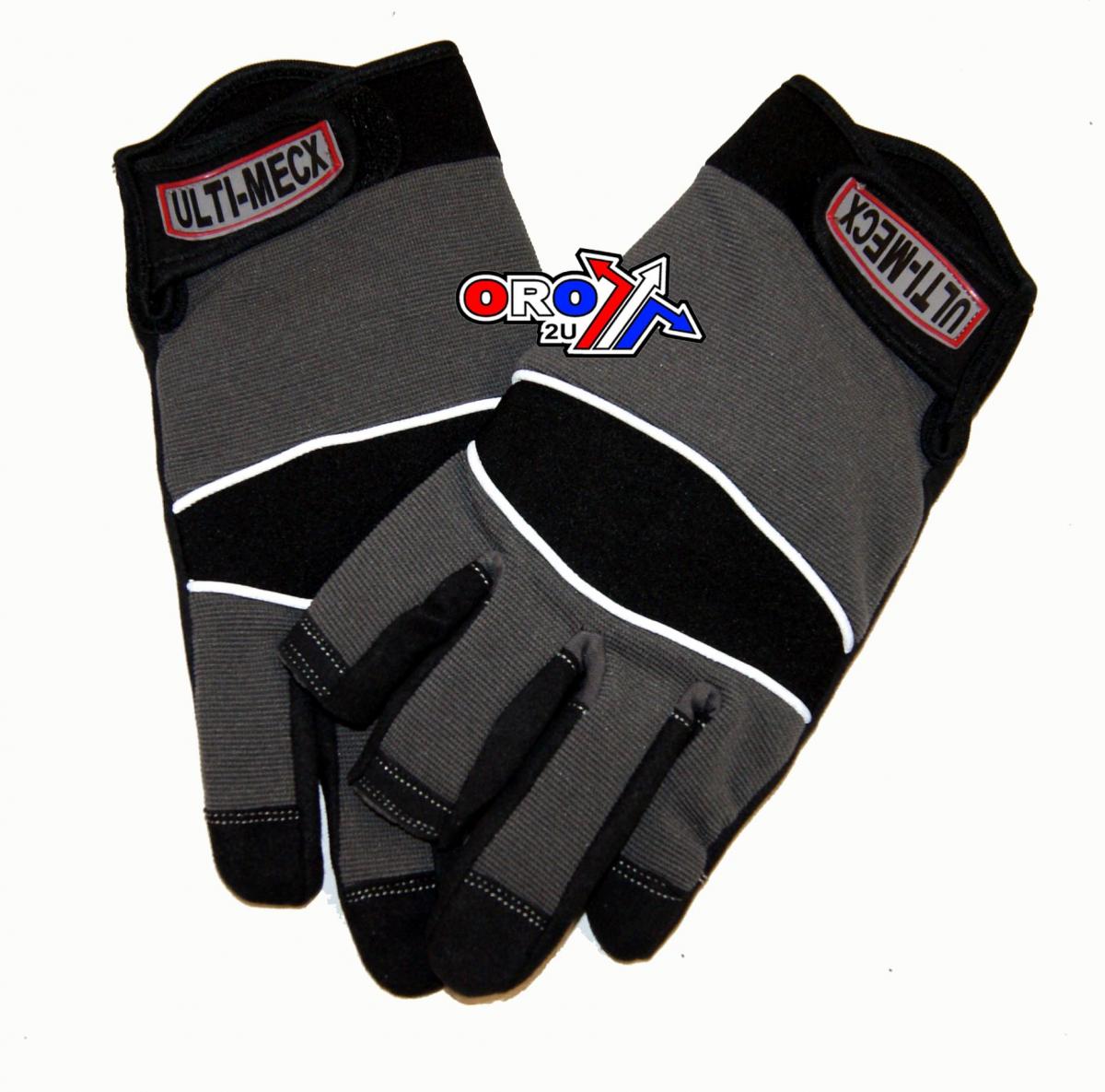 MECHANICS GLOVES 3 FINGER LAR, LARGE
