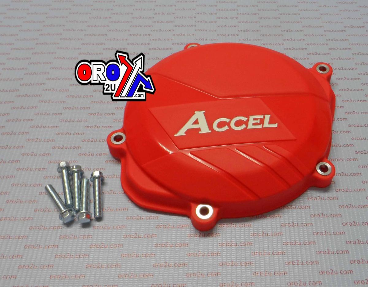 CLUTCH COVER PLASTIC PROTECTOR, ACCEL CCP-102 CRF 450 R 09-16