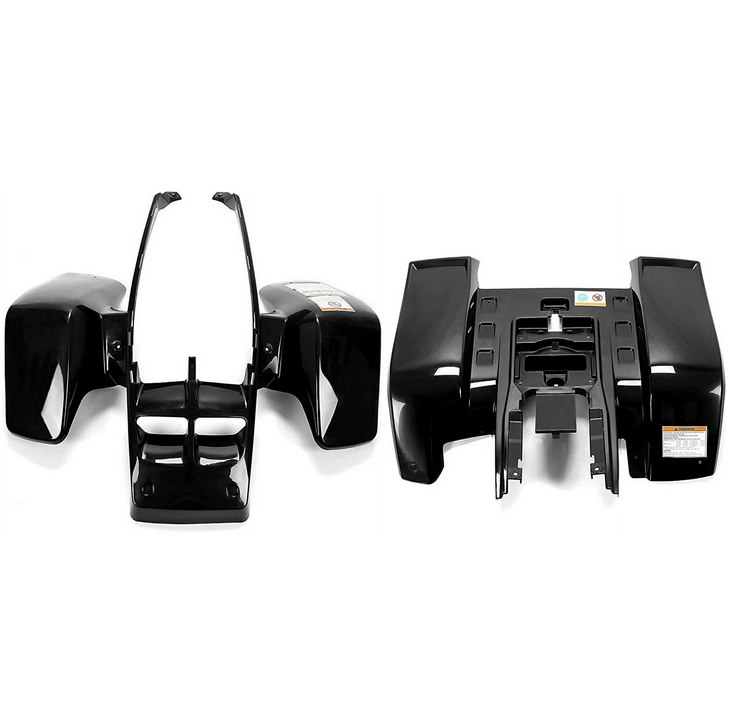 PLASTIC BODY SET BLACK YAMAHA BANSHEE YFZ 350 1987-2006 2GU-W2151-71-00 2GU-W2151-70-00