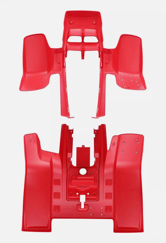 PLASTIC BODY SET RED YAMAHA BANSHEE YFZ 350 1987-2006 2GU-W2151-C1-00