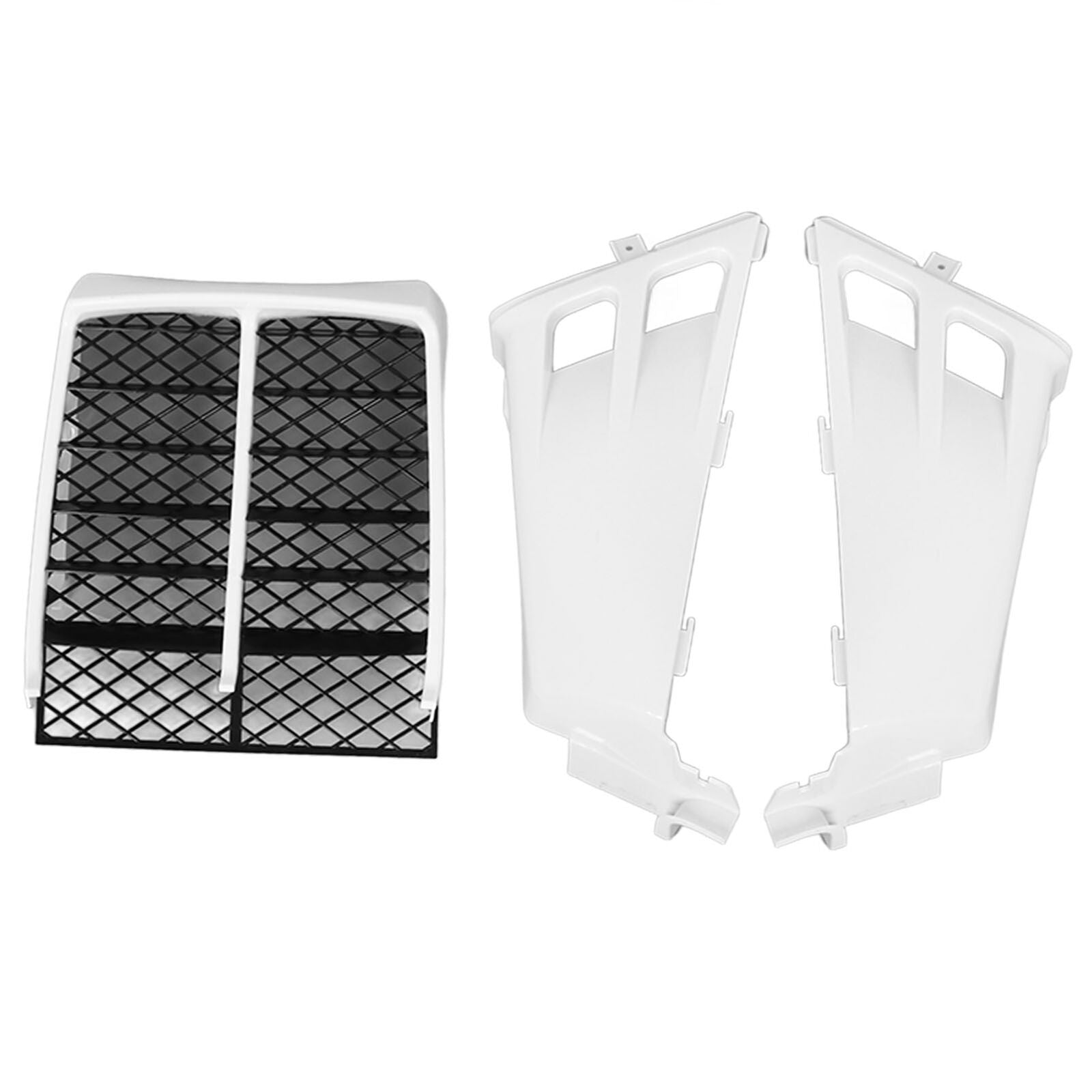 TANK SIDE COVERS & RADIATOR SHROUDS WHITE KIT YAMAHA BANSHEE YFZ350 1987-2006 2GU-21711-A0-00