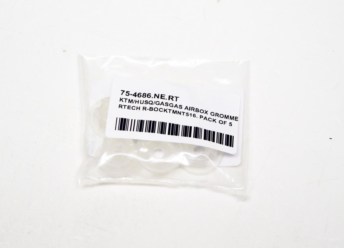 KTM/HUSQ/GASGAS AIRBOX GROMMETS, RTECH R-BOCKTMNT516. PACK OF 5