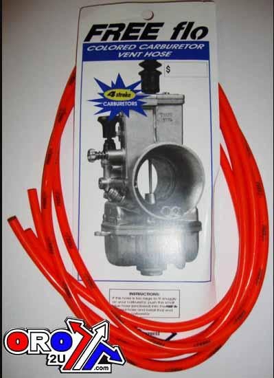 FREE FLO CARB VENT 4-STK PACK/5 RED, CV4RD, FF006002