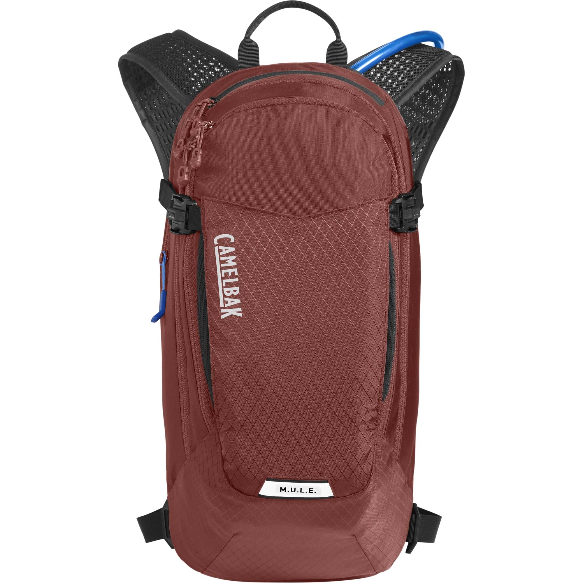 CAMELBAK M.U.L.E. HYDRATION PACK 12L WITH 3L RESERVOIR 2022: FIRED BRICK/BLACK CBMULE
