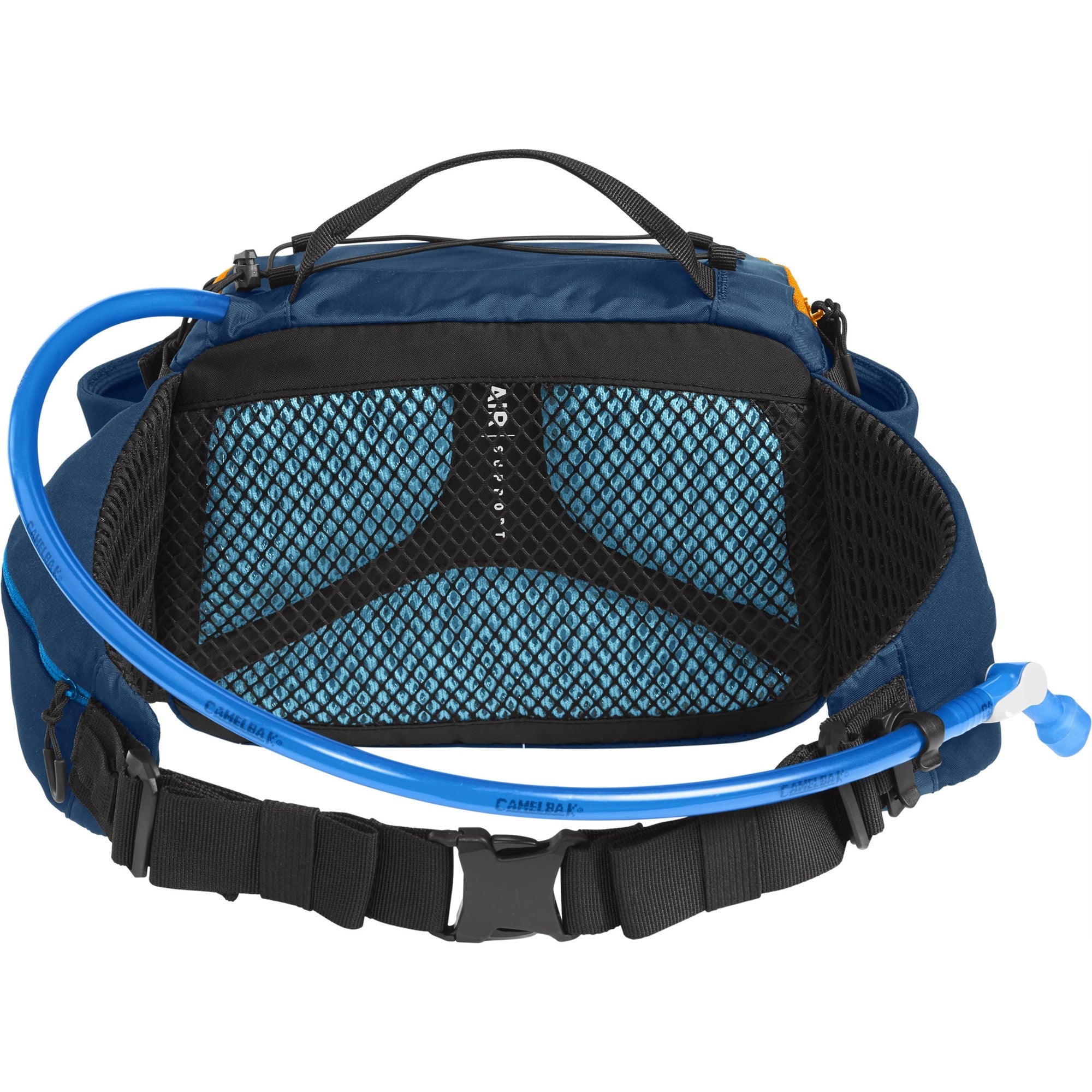 CAMELBAK M.U.L.E. 5 WAIST PACK 2023: GIBRALTAR NAVY/ORANGE 5L CBMULEWP