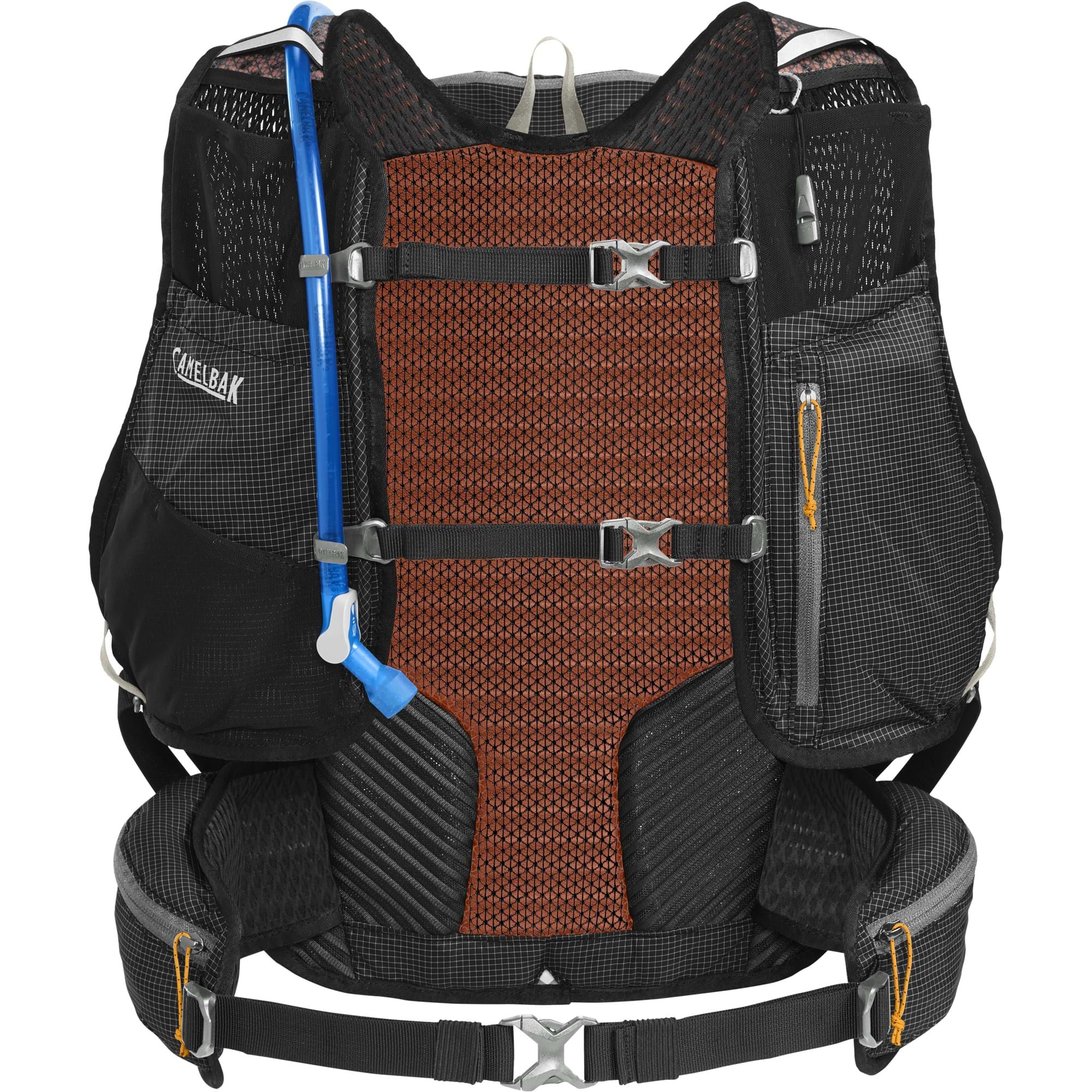 CAMELBAK OCTANE 22 FUSION 2L HYDRATION PACK 2023: BLACK/APRICOT 22L CBOCT22