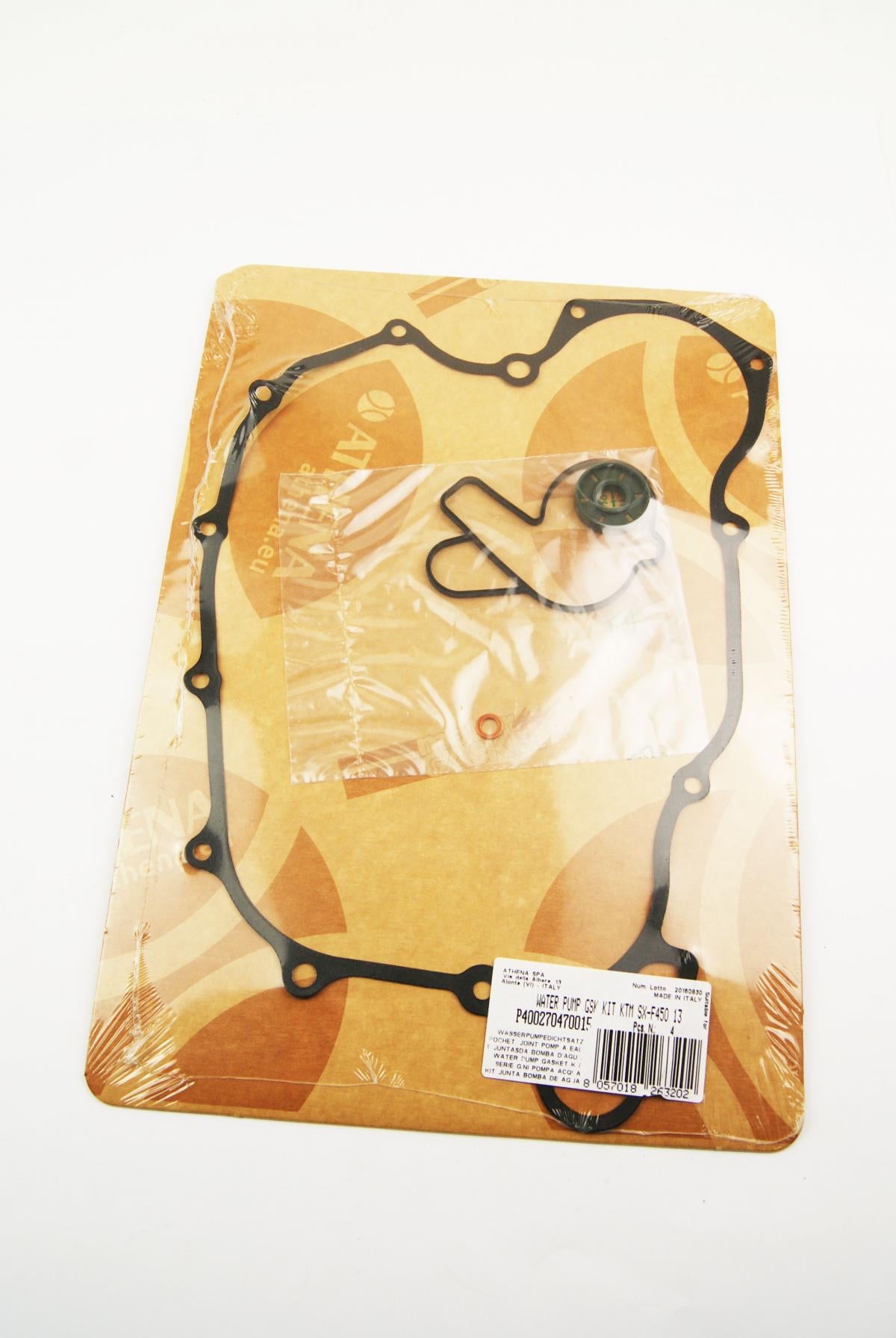 WATER PUMP GASKET KIT EXC/XC-W/FE 450/500 12-16, ATHENA P400270475015 KTM/HUSKY