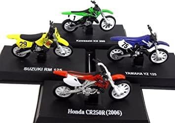 MODEL DIE CAST DIRT BIKE / ATV ASSORTMENT, 8 STYLES, 12 DIRT BIKES & 12 ATVS, SCALE 1:32, NEWRAY 06227 06227C