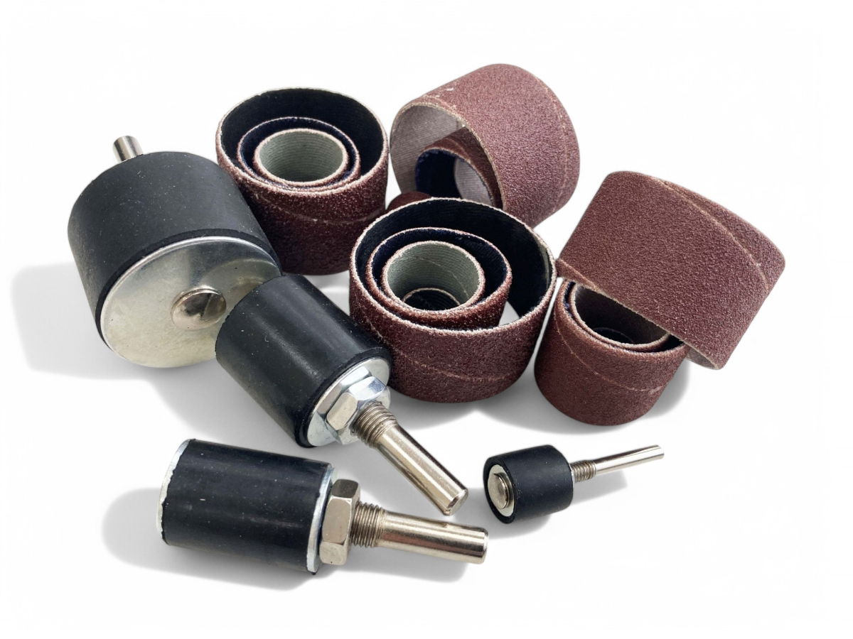 DRUM SANDING KIT 20 PIECES 0.5 0.75 1.0 1.25 80 120 GRIT - TOOLZONE KDPAB144