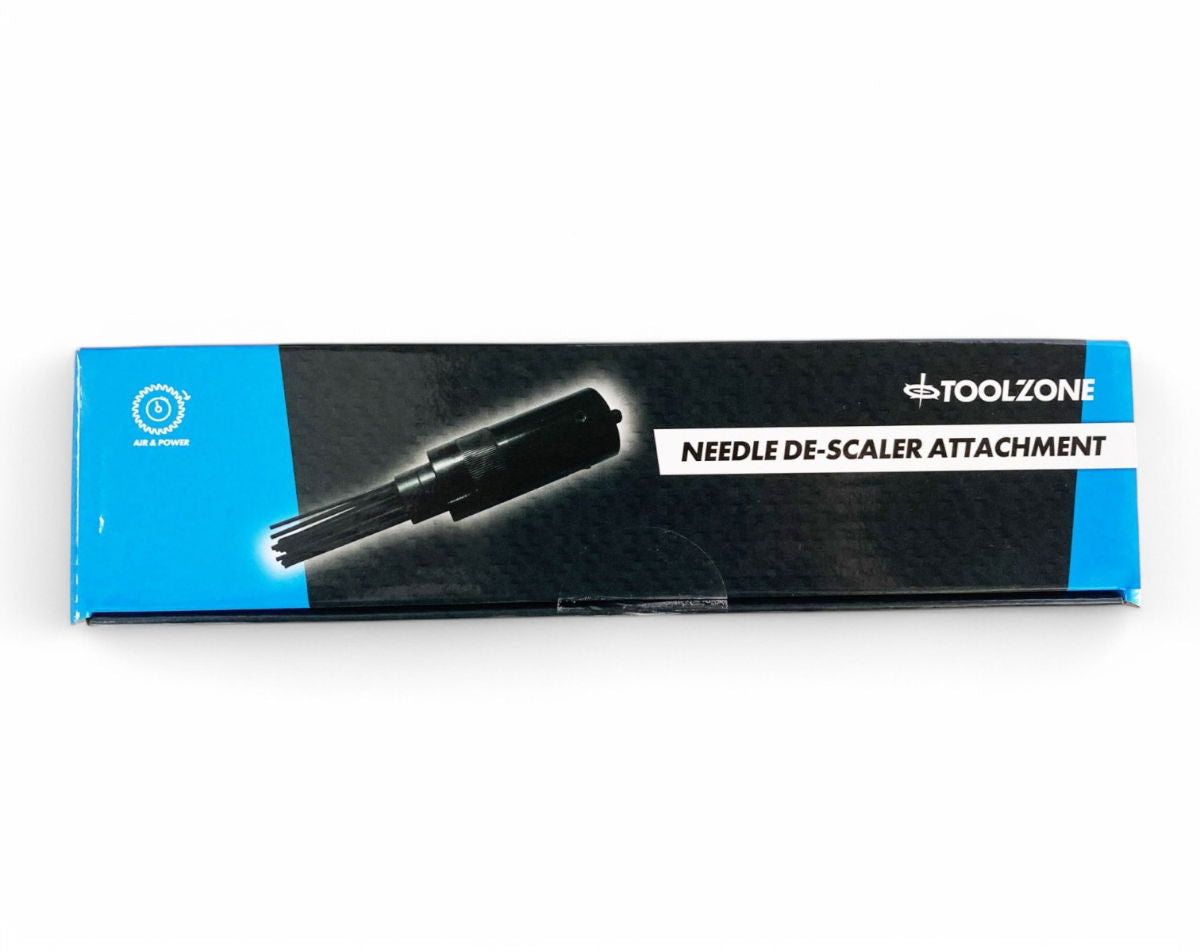 AIR NEEDLE DESCALER ATTACHMENT FOR AIR HAMMER CHISEL - TOOLZONE KDPAT012