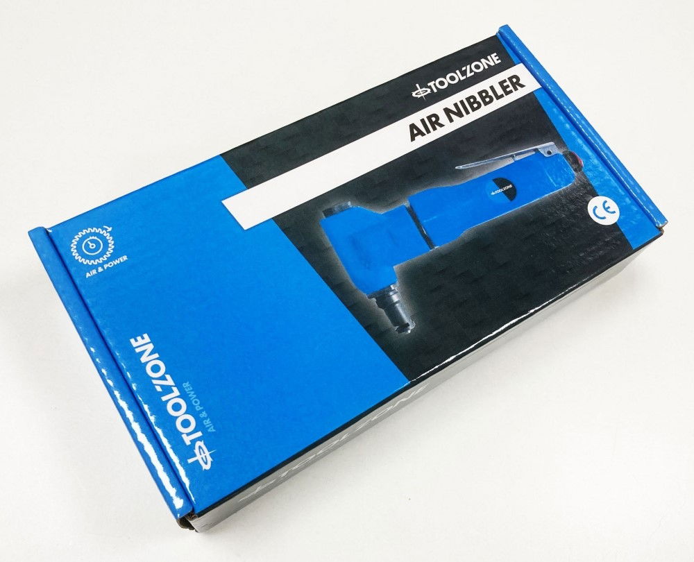 AIR NIBBLER CAPACITY STAINLESS 1mm CARBON STEEL 1.2mm ALUMINIUM 2mm - TOOLZONE KDPAT013