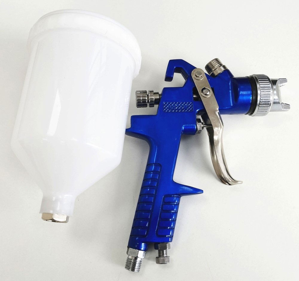 HVLP AIR PAINT SPRAY GUN NOZZLE 1.4mm CONTAINER 600ml - TOOLZONE KDPAT031