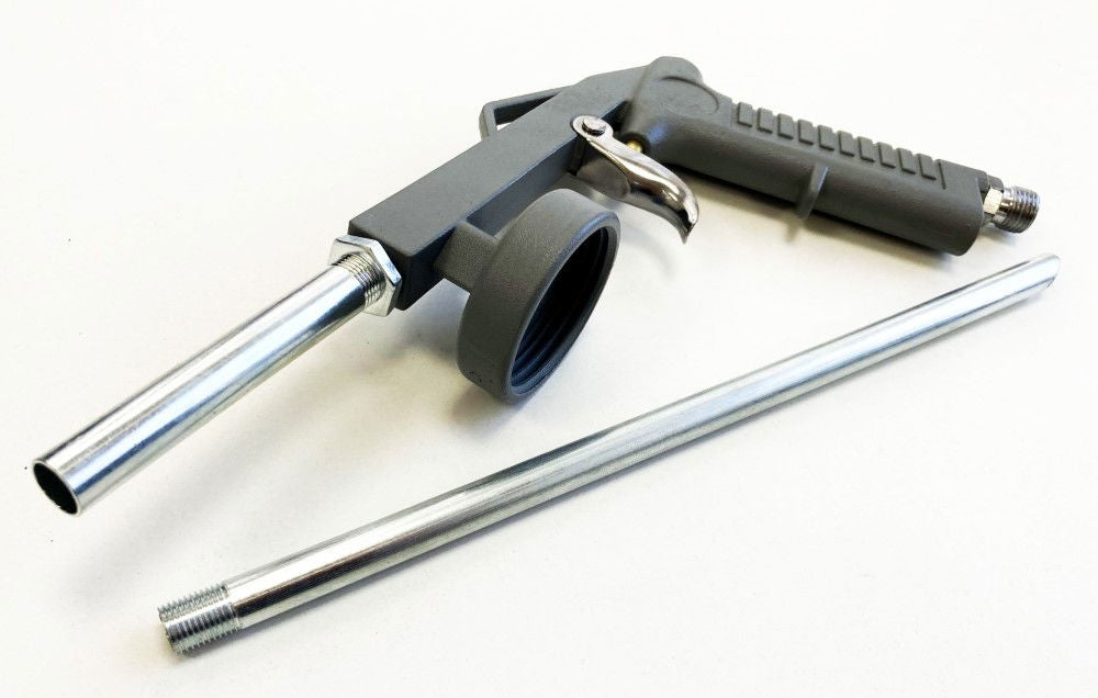 AIR BODY UNDERCOATING GUN CANISTER CAP THREAD m42 TUBE LENGTH 250mm AIR INLET 1/4 bsp - TOOLZONE KDPAT083