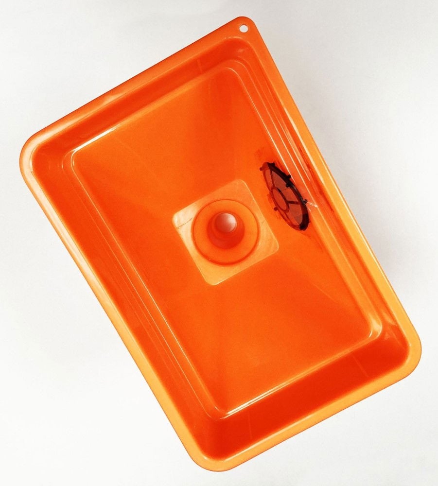 TRACTOR FUNNEL LARGE RECTANGULAR WITH FILTER 275mm x 190mm - TOOLZONE KDPAU056