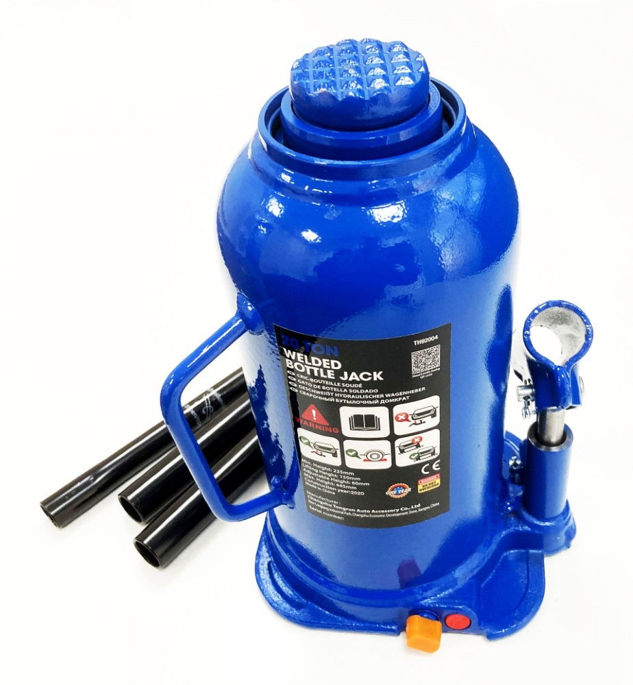 BOTTLE JACK 20 TON min height 242mm max height 452mm - TOOLZONE KDPAU151