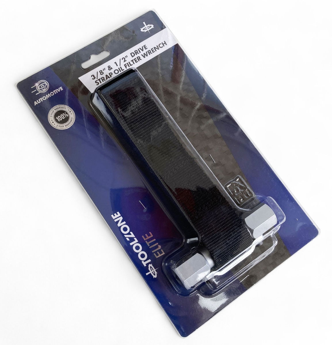 STRAP FILTER WRENCH HEAVY DUTY 3/8 & 1/2 drive 40mm strap - TOOLZONE KDPAU202