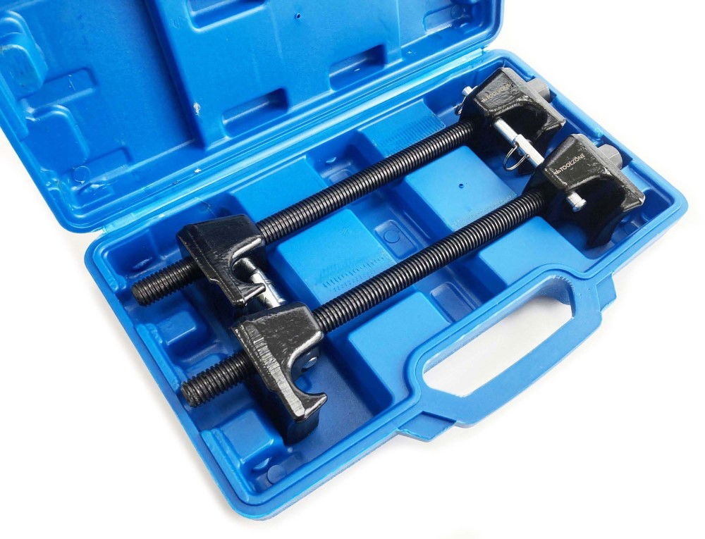 SPRING COMPRESSOR 2pc WITH LOCKING PINS - TOOLZONE KDPAU324