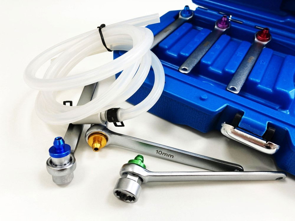 BRAKE BLEEDER WRENCH SET 7pc 7mm 8mm 9mm 10mm 11mm 12mm - TOOLZONE KDPAU349