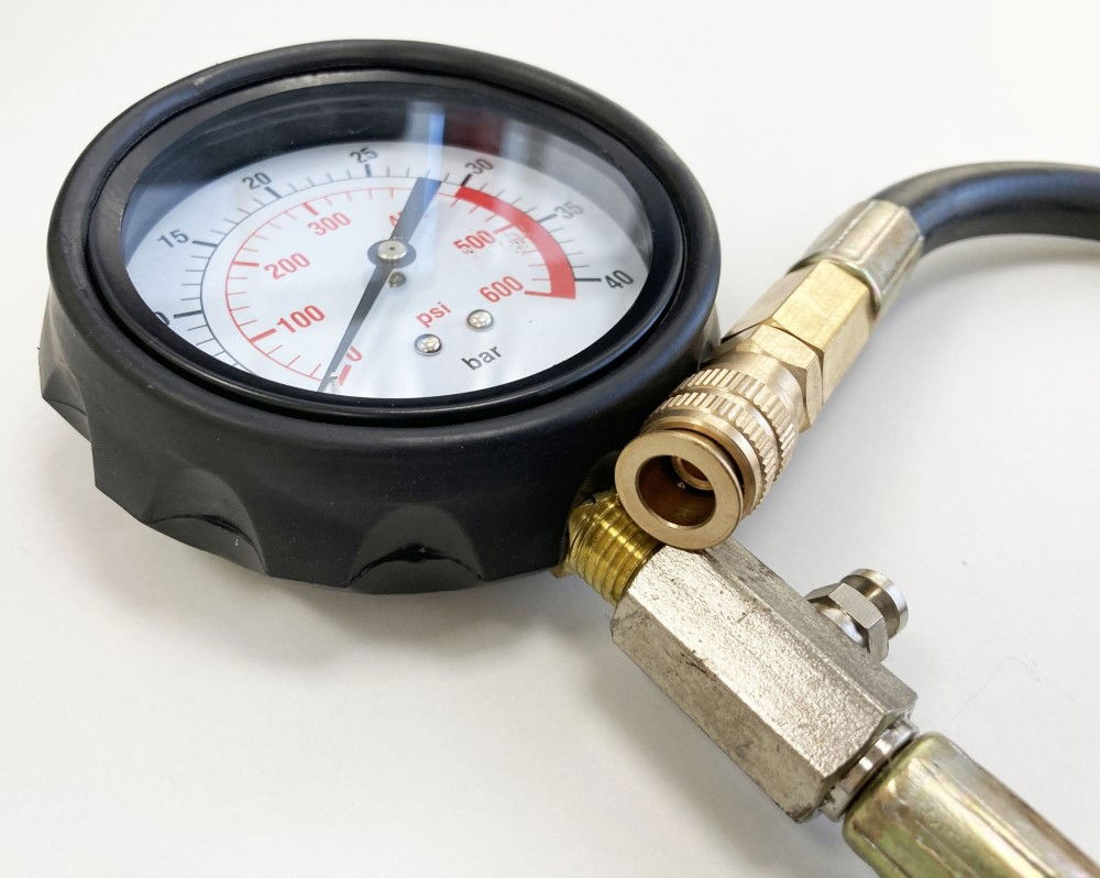 GAUGE FOR PETROL AND DIESEL ENGINE COMPRESSION TEST KIT REPLACEMENT - TOOLZONE KDPAU371