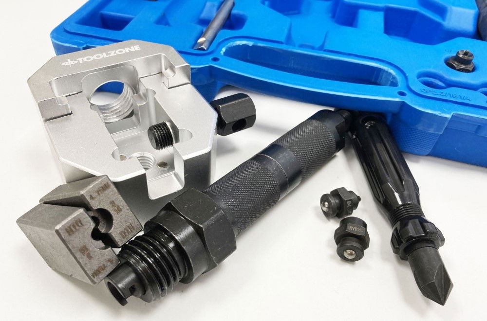 BRAKE PIPE FLARING TOOL TURRET TYPE FOR 3/16 4.75mm 5mm 6mm - TOOLZONE KDPAU382