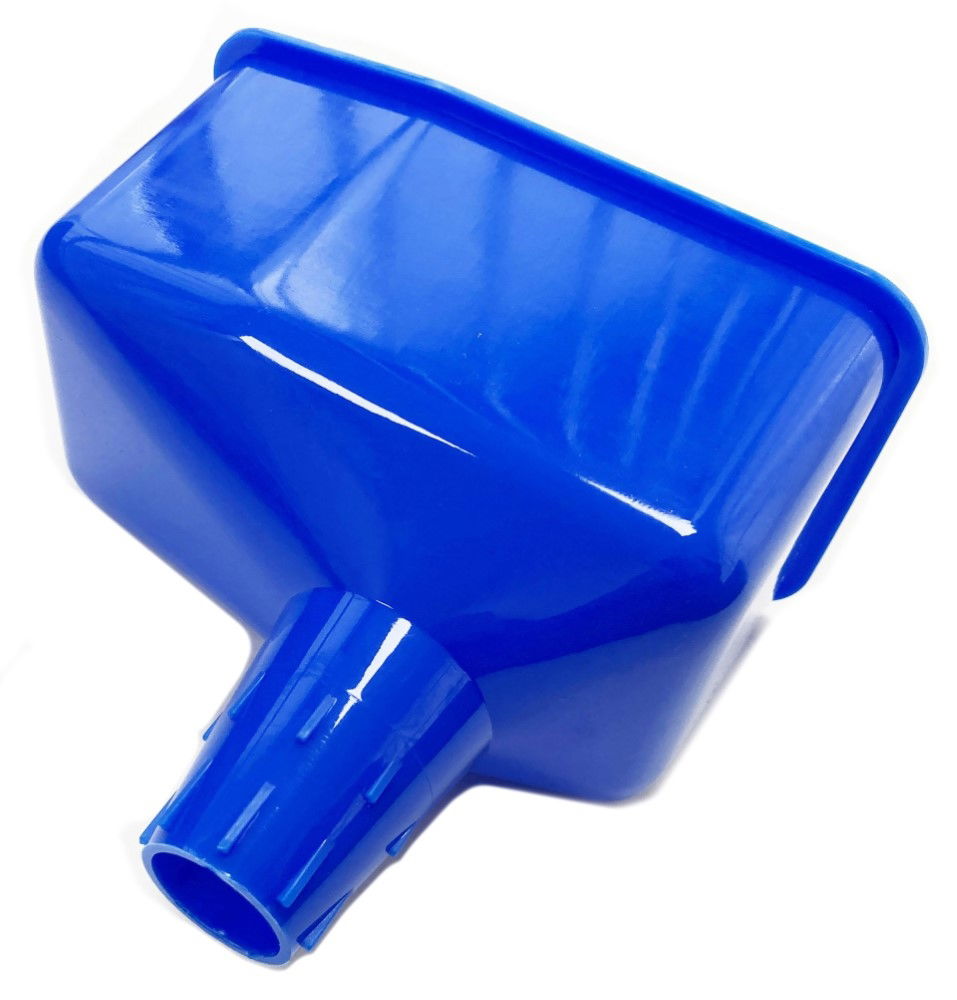 PLASTIC SQUARE FUNNEL 0.85 l OFFSET TAPERED SPOUT - TOOLZONE KDPAU389
