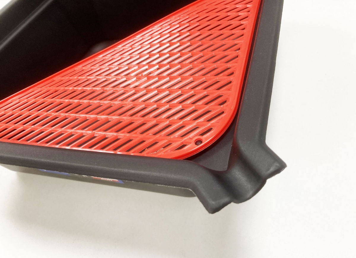 SQUARE OIL PAN WITH DRAINER INSERT AND FILTER MESH - TOOLZONE KDPAU393