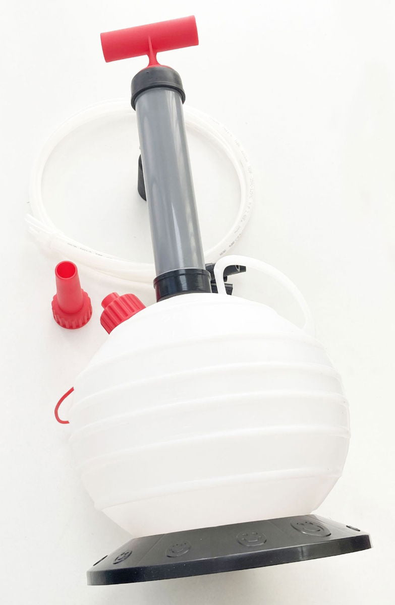 MANUAL VACUUM OIL EXTRACTOR PUMP 6l WITH 4 HOSES - TOOLZONE KDPAU396
