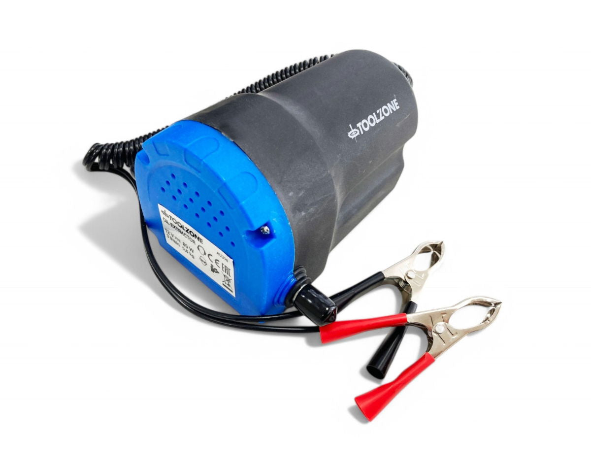 OIL EXTRACTOR PUMP 12 volt WITH ACCESSORIES - TOOLZONE KDPAU398