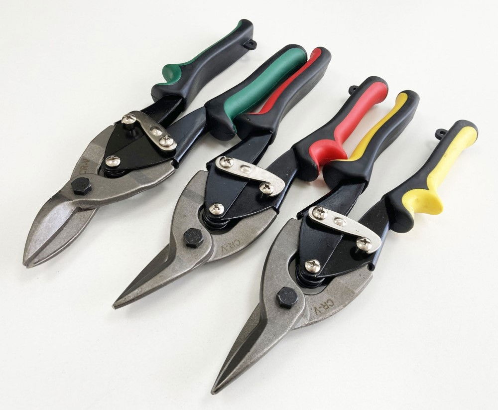 AVIATION SNIPS SET 3PC CRV STRAIGHT LEFT RIGHT CUT - TOOLZONE KDPCT036