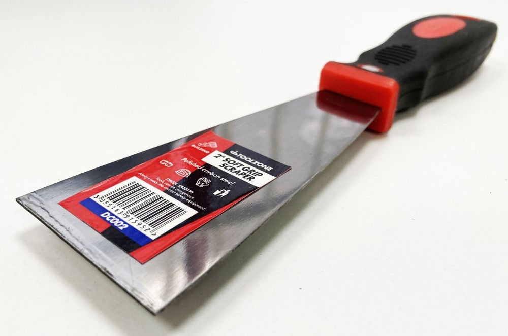 SCRAPER 2 SOFT GRIP HANDLE - TOOLZONE KDPDC002