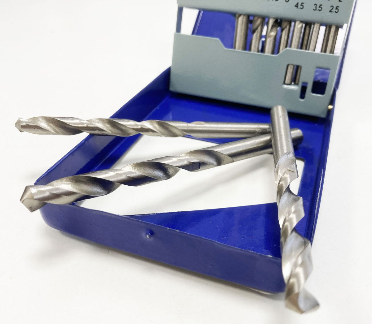DRILL BIT SET 13PC HSS 2-8mm IN STORAGE TIN - TOOLZONE KDPDR027