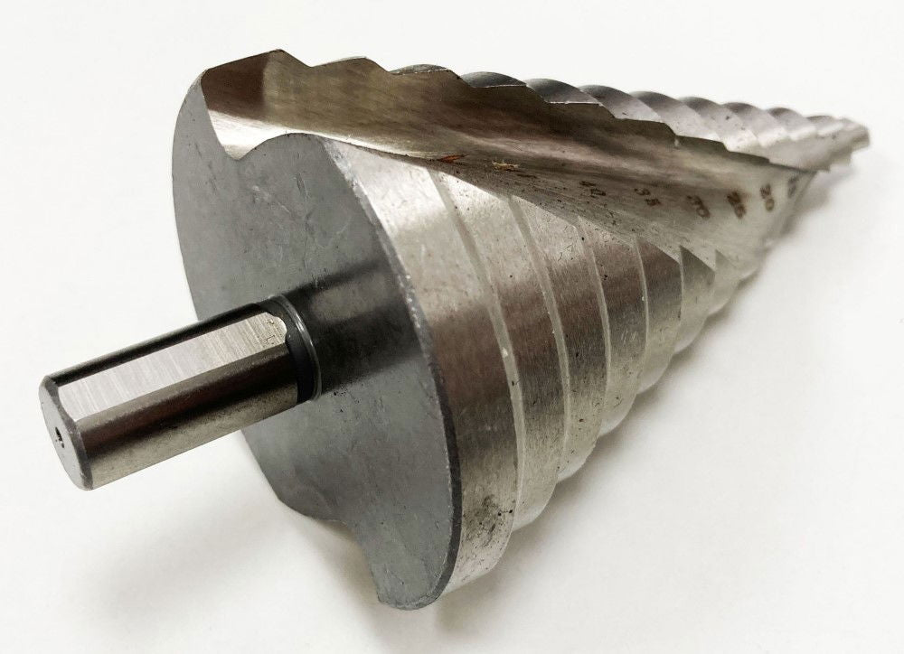 STEP DRILL HSS 6-60mm 12 STEPS 1/2 SHANK - TOOLZONE KDPDR036