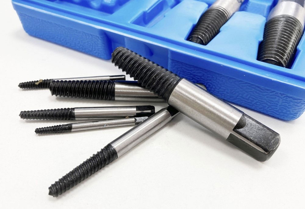 STUD AND SCREW EXTRACTOR SET HSS 8PC 3-26mm - TOOLZONE KDPDR064