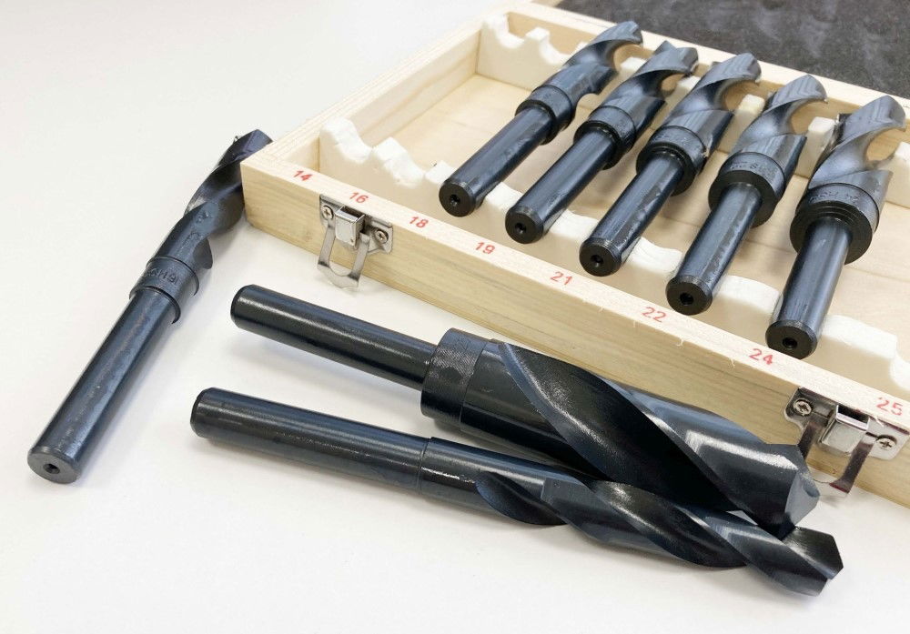 HSS DRILL SET 8PC 14-25mm 1/2 SHANK - TOOLZONE KDPDR307
