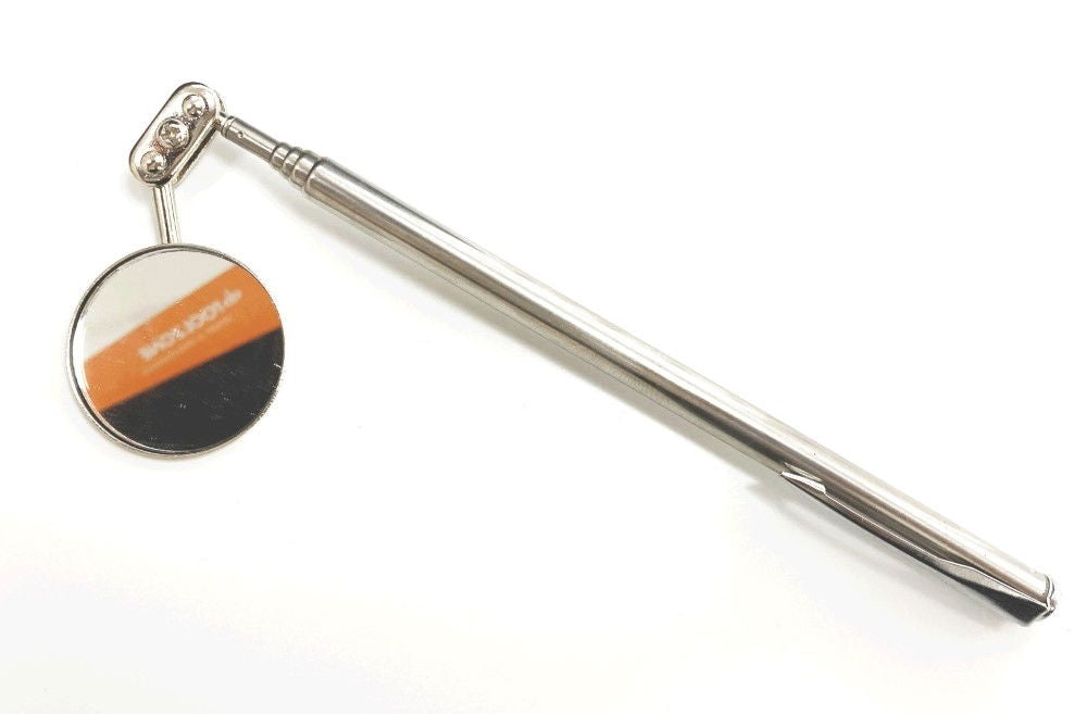 EXTENDING INSPECTION MIRROR 1.25 360° SWIVEL BALL JOINT 30mm EXTENDS TO 23 - TOOLZONE KDPHB229