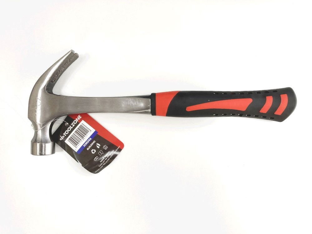 CLAW HAMMER 16oz ALL STEEL DROP FORGED - TOOLZONE KDPHM046