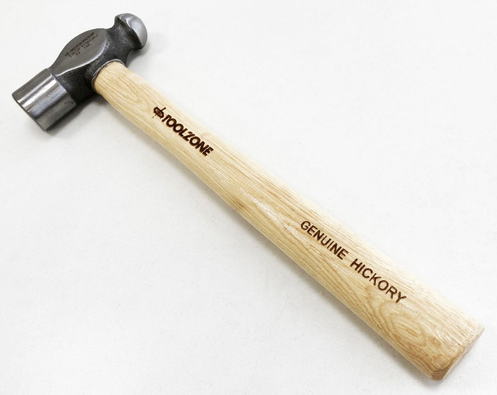 BALL PEIN HAMMER 32oz HICKORY HANDLE 370mm - TOOLZONE KDPHM067