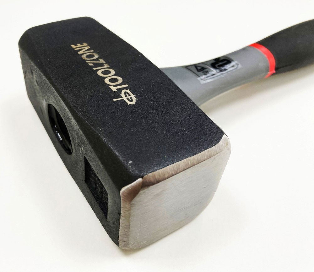 LUMP HAMMER 2kg TPR HANDLE 290mm - TOOLZONE KDPHM077