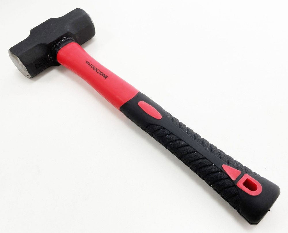 MINI SLEDGE HAMMER 3lb FIBREGLASS HANDLE 365mm - TOOLZONE KDPHM085