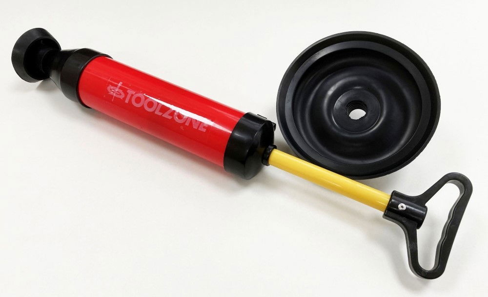 DRAIN PLUNGER SYRINGE TYPE WITH INTERCHANGEABLE HEADS - TOOLZONE KDPHW205