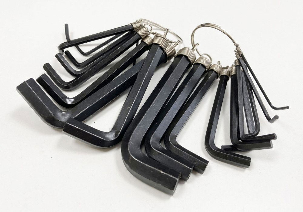 HEX KEY SET METRIC AND AF 20pc CARBON STEEL - TOOLZONE KDPHX020