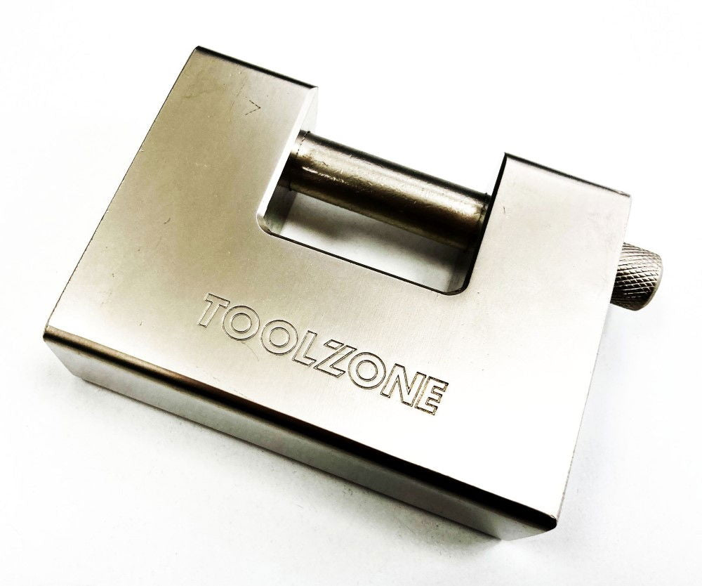 PADLOCK HEAVY DUTY CONTAINER 95mm SHANK 12.85mm WITH 5 KEYS - TOOLZONE KDPLK008