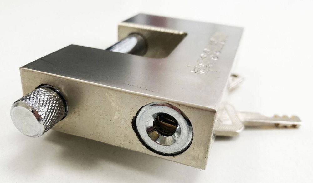 PADLOCK SHUTTER 100mm HEIGHT 60mm WITH 3 KEYS - TOOLZONE KDPLK011