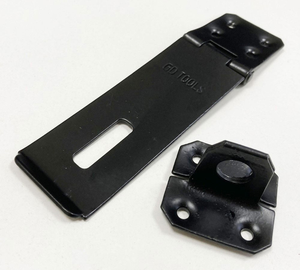 HASP AND STAPLE HEAVY DUTY 4 100x38mm WITH 8 SCREWS - TOOLZONE KDPLK083