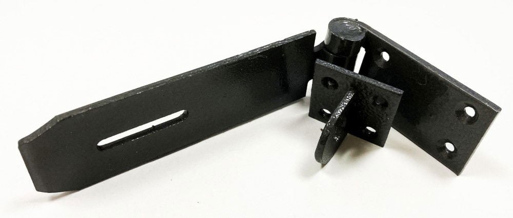 HASP AND STAPLE CAST IRON 5.5 x 1.5 WITH FIXINGS - TOOLZONE KDPLK103