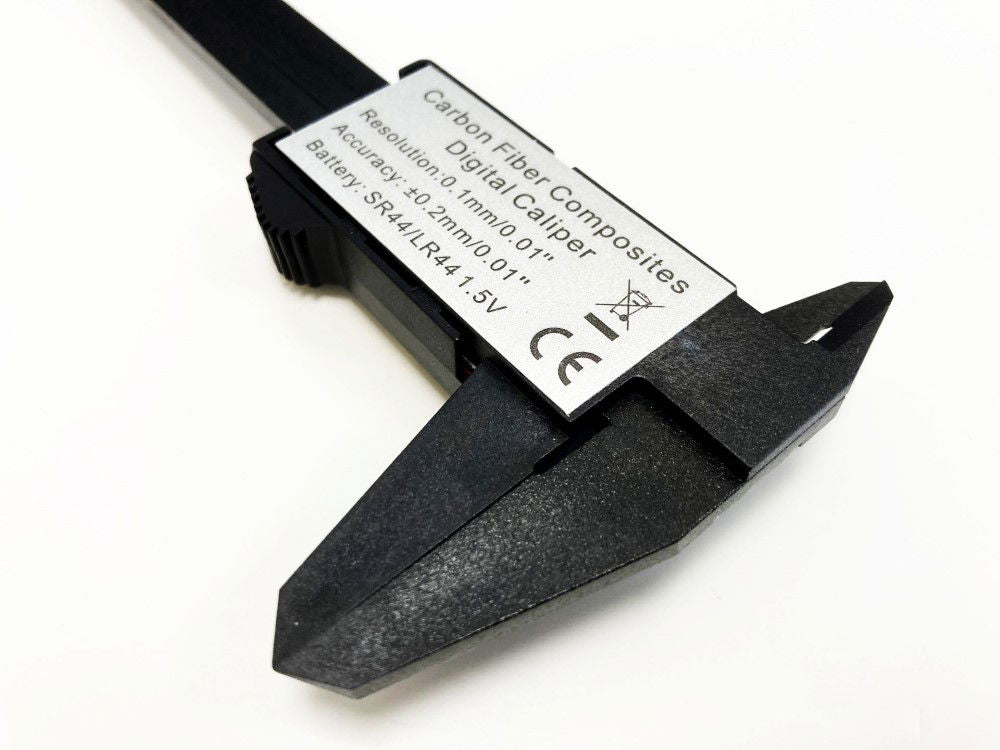 DIGITAL VERNIER CARBON FIBRE 0-150mm 0-6 - TOOLZONE KDPMS052