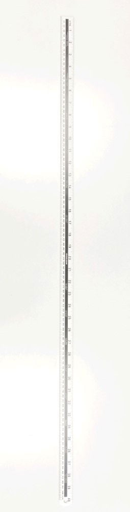 ALUMINIUM RULER 1m METRIC AND IMPERIAL ANODISED - TOOLZONE KDPMS110