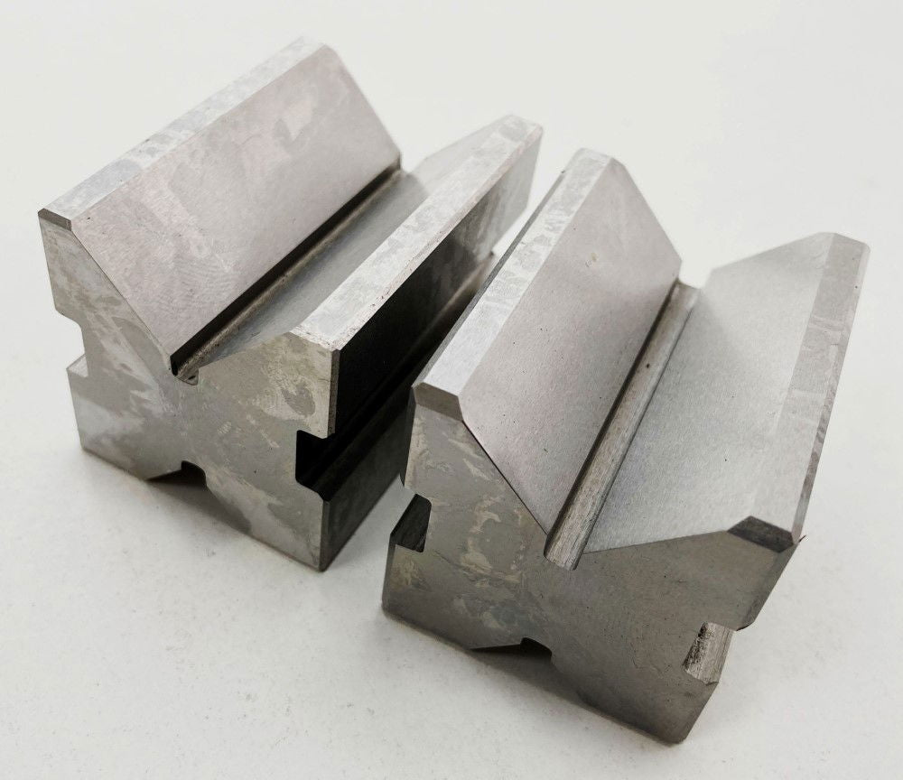 V BLOCK AND CLAMP SET PAIR 50x38x38mm MAX CAPACITY 41mm - TOOLZONE KDPMS163