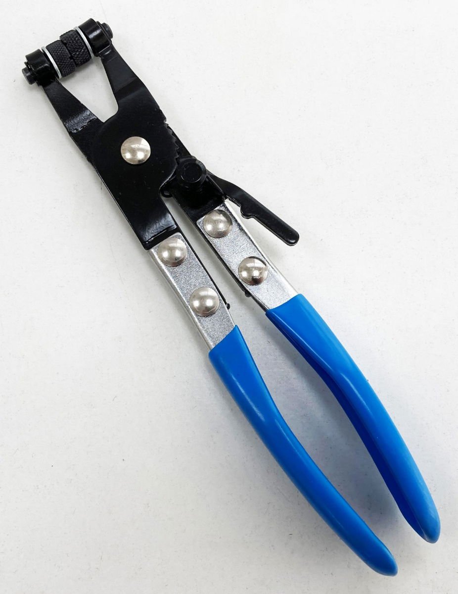 SWIVEL JAW HOSE CLIP CLAMP PLIER RATCHET OPERATION LOCK FACILITY - TOOLZONE KDPPL127